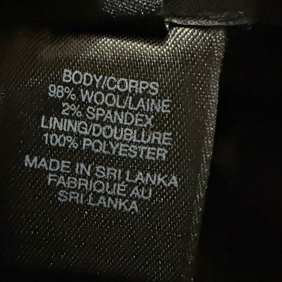 Marc by Marc Jacob’s black paper bag high waisted wool trouser pants size 8 - Picture 6 of 6